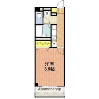 アンプルールフェールプリミエール【202号室】の間取り