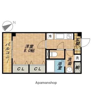 サン・ルピナス【3階】の間取り