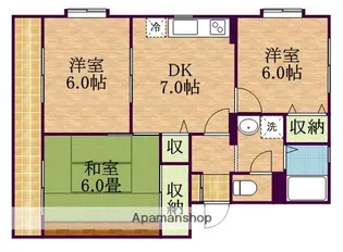 ドミトリー西船【2階】の間取り
