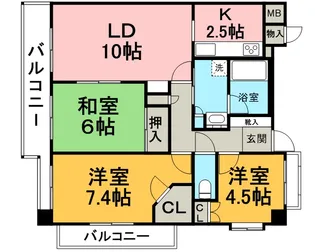富浜KSビル【3階】の間取り