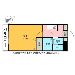 イマヴリューマンション【3階】の間取り