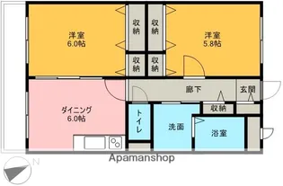 エスペランサ飛ノ台【2階】の間取り