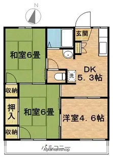 ドルフ石井A【2階】の間取り