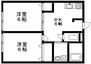 メゾンダジュール8番館【2階】の間取り