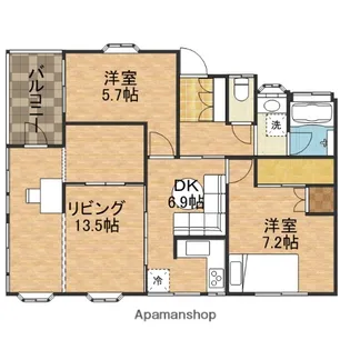 夏見パークハイツ【1階】の間取り