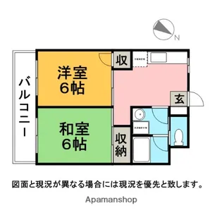 オリーブハウス船橋【2階】の間取り
