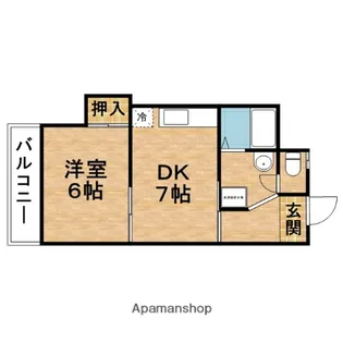 メゾン桜伊【302号室】の間取り
