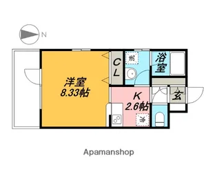 パインタワー【9階】の間取り