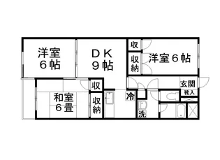 TSハイム市川【1階】の間取り