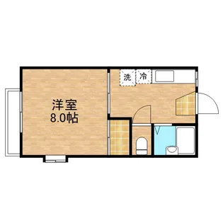 日の出ビーチ【1階】の間取り