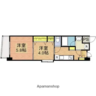 ブラウニー【703号室】の間取り