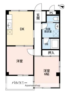 パレスF【3階】の間取り