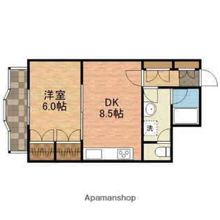 エスポアール小泉第2【204号室】の間取り