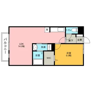 アルビオン【1階】の間取り