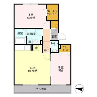 フォレストパーク【3階】の間取り