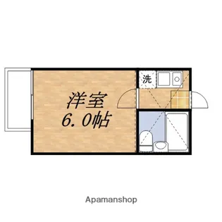 夏見パークハイツ【2階】の間取り