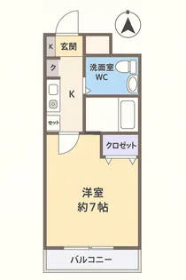 FLAIR(フレア)【305号室】の間取り