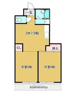 パインクレストヨシ【2階】の間取り