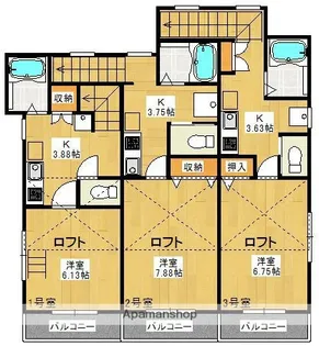 LUMIERA【2階】の間取り