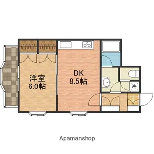 エスポアール小泉第2【401号室】の間取り