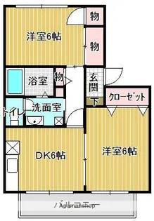 コアロードB棟【1階】の間取り