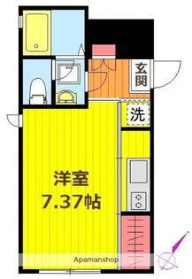 フォルス17【401号室】の間取り