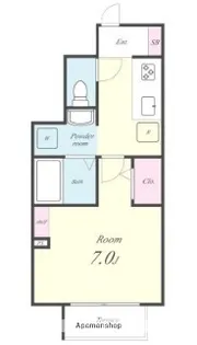 ペルルラヴィ【1階】の間取り