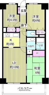 クレストヒル中野木【2階】の間取り