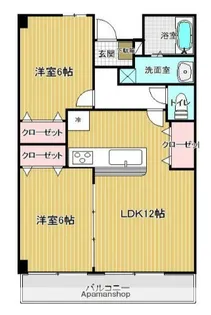 イーストピア【3階】の間取り