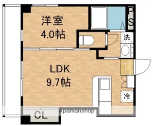 ソレイユ中島【204号室】の間取り