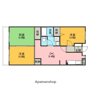 ゴールデンタウン岡﨑(農協)【3階】の間取り