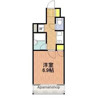 アーネット西船橋【6階】の間取り