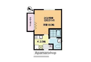 イルミナール馬込沢【2階】の間取り