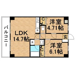 SーFORT船橋塚田【2階】の間取り