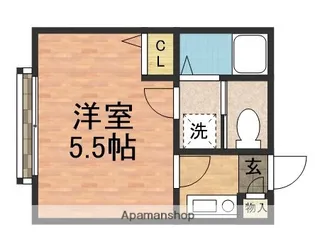 ヴランドール西船【1階】の間取り