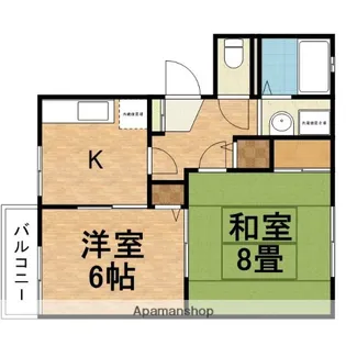 ベルデ【203号室】の間取り