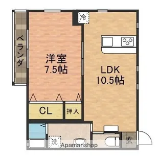 ハートライトⅡ【2階】の間取り