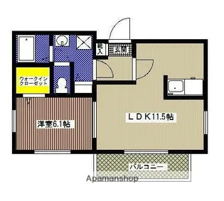 新浜ストリート【3階】の間取り