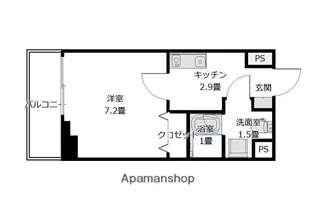 ASCENT Y 津田沼【7階】の間取り