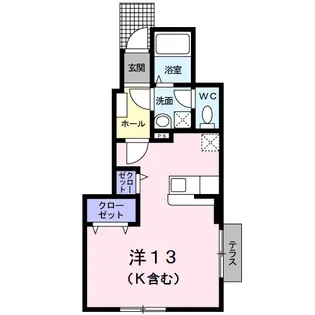 ヴィラオリーブ【1階】の間取り