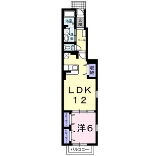 プラウド幕張本郷 Ⅷ【1階】の間取り