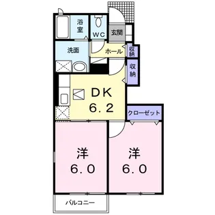 フルハウス Q【1階】の間取り
