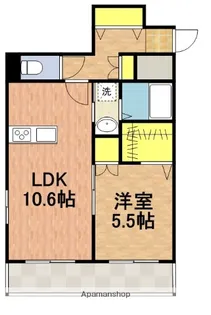 ベイヒルコート西船【2階】の間取り