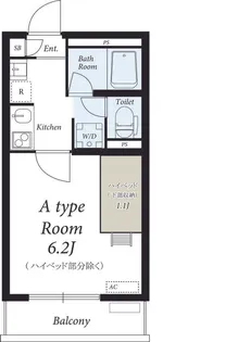 リブリ・チヒロ 壱番館【1階】の間取り