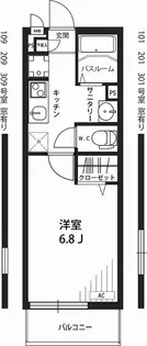 リブリ・幕張本郷【2階】の間取り