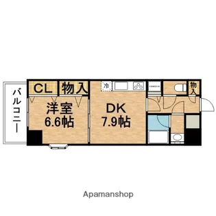 ISIIビル【605号室】の間取り