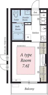 リブリ・アルピコルド【2階】の間取り
