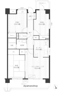 コーポレート西船橋【5階】の間取り