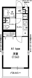 リブリ・エミネンス大久保【3階】の間取り