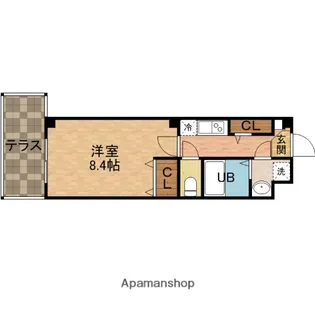 SOUTH PARK【1階】の間取り